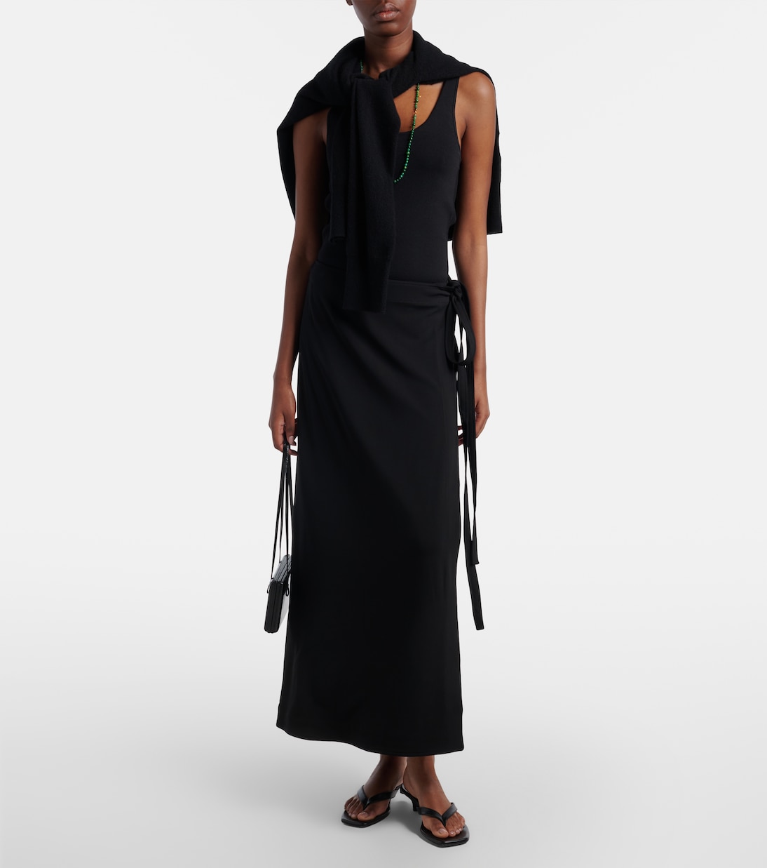 Jersey wrap skirt | Toteme