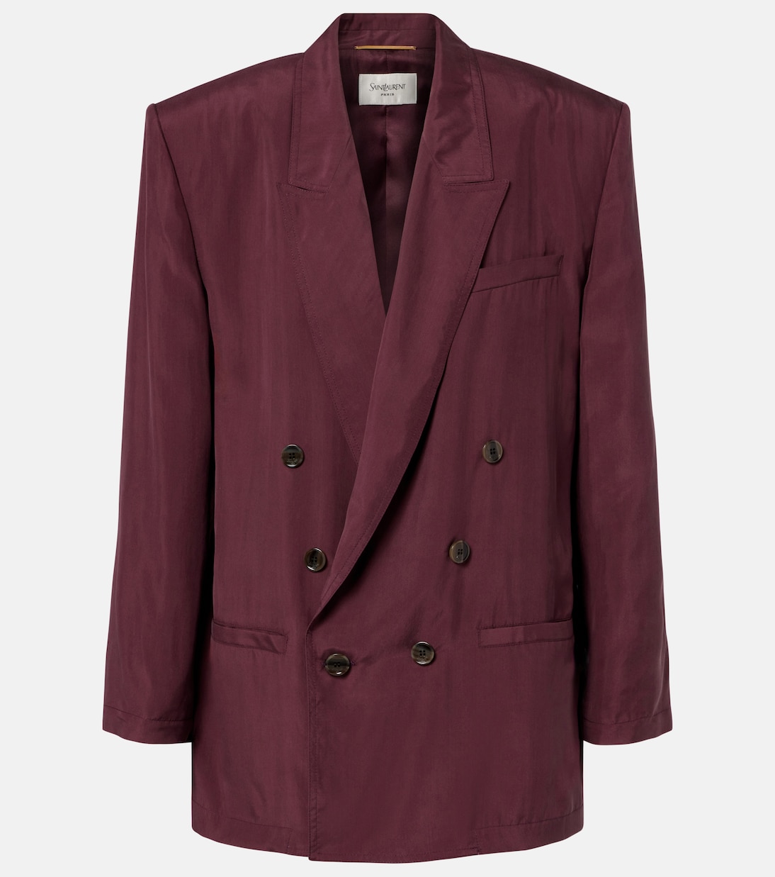 Double-breasted silk blazer | Saint Laurent