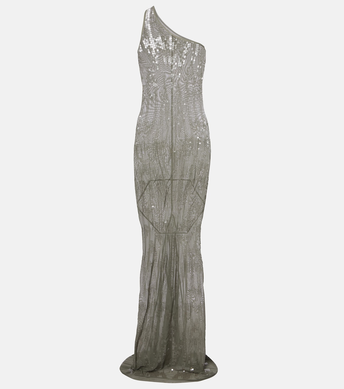 Sequined sheer tulle gown | Rick Owens