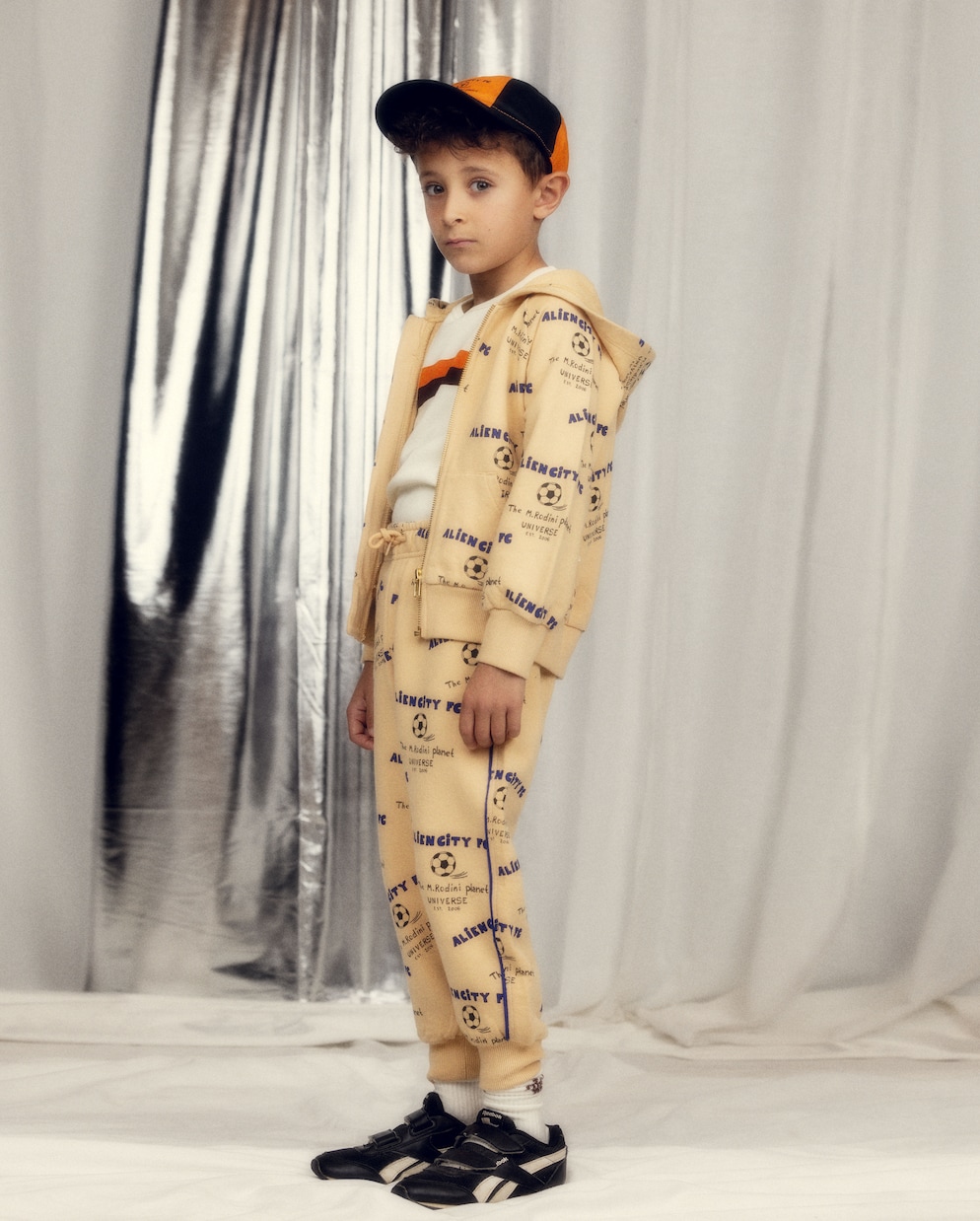 Bedruckte Kapuzenjacke aus Baumwolle | Mini Rodini