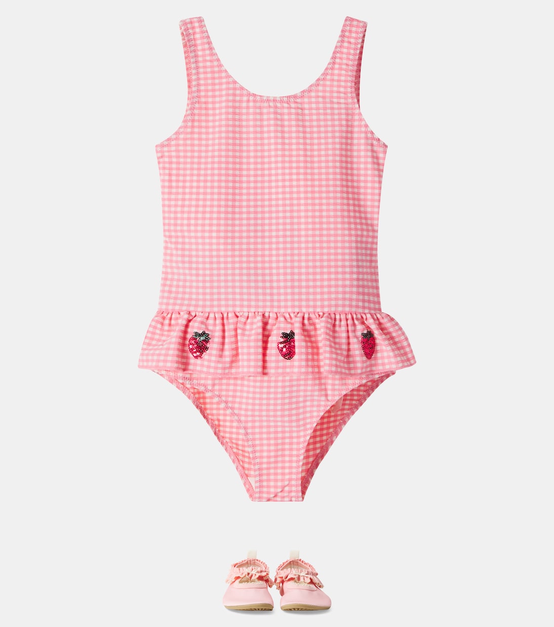 Etta gingham seersucker swimsuit | Konges Sløjd