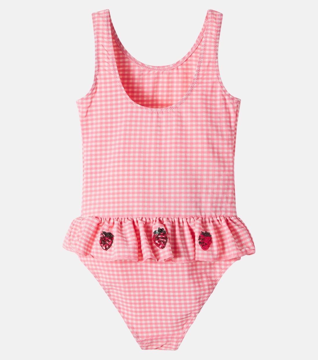 Etta gingham seersucker swimsuit | Konges Sløjd