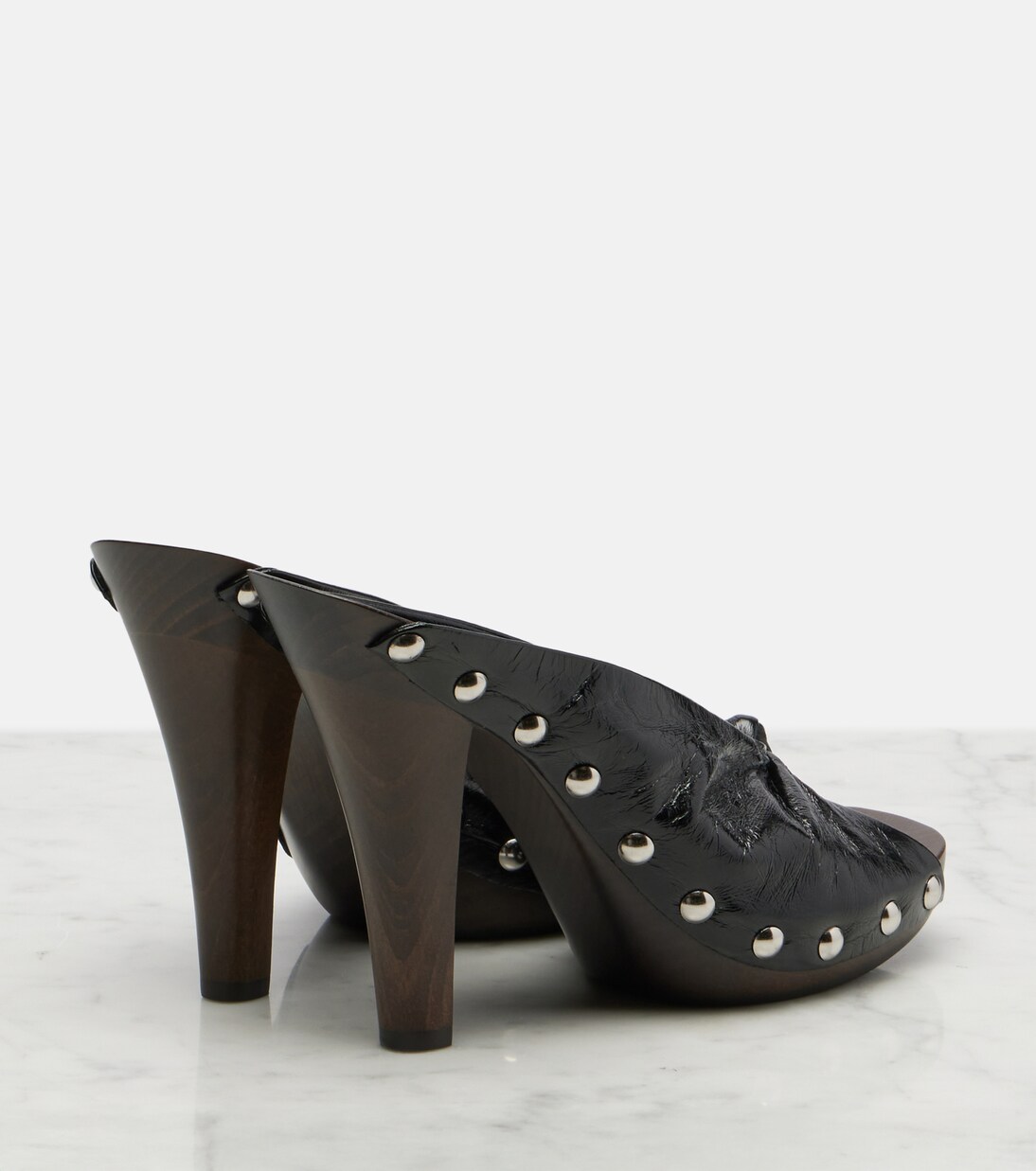 Verzierte Pantoletten aus Leder | Phoebe Philo