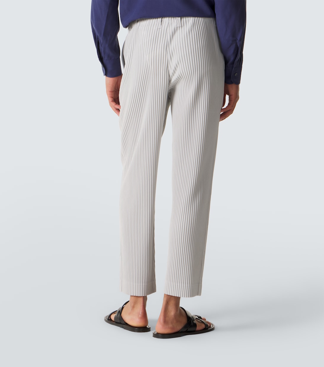 Basics pleated straight pants | Homme Plissé Issey Miyake