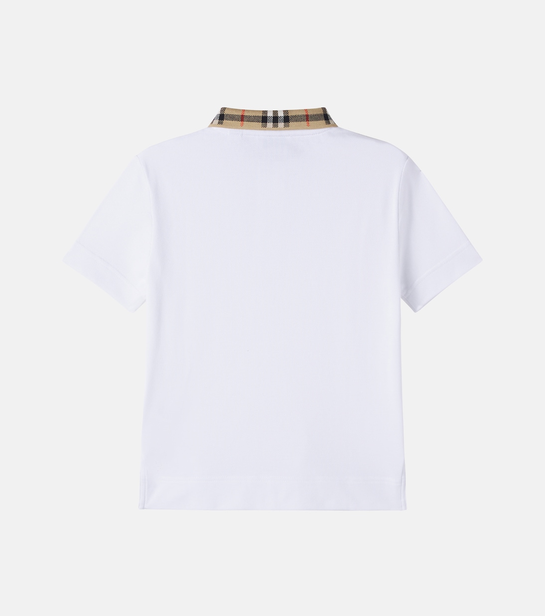 Burberry Check cotton piqué polo shirt | Burberry Kids