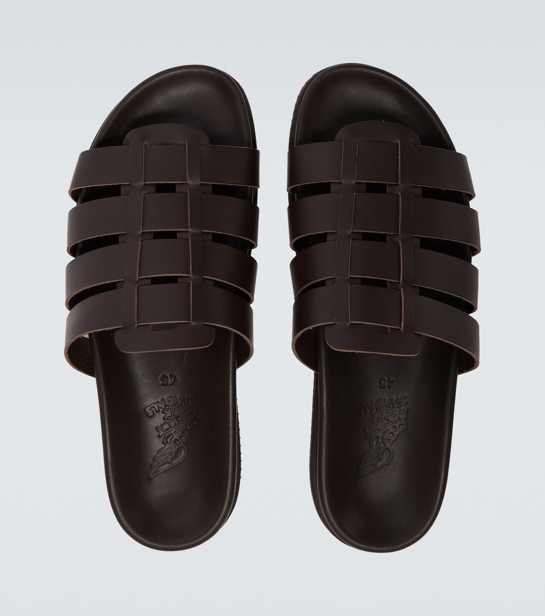 Laodamas leather fisherman sandals | Ancient Greek Sandals
