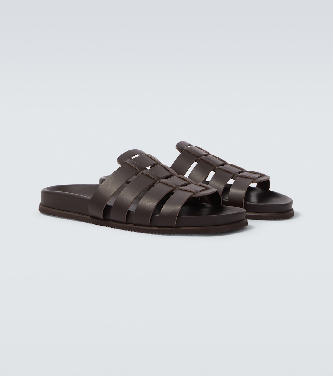 Laodamas leather fisherman sandals | Ancient Greek Sandals