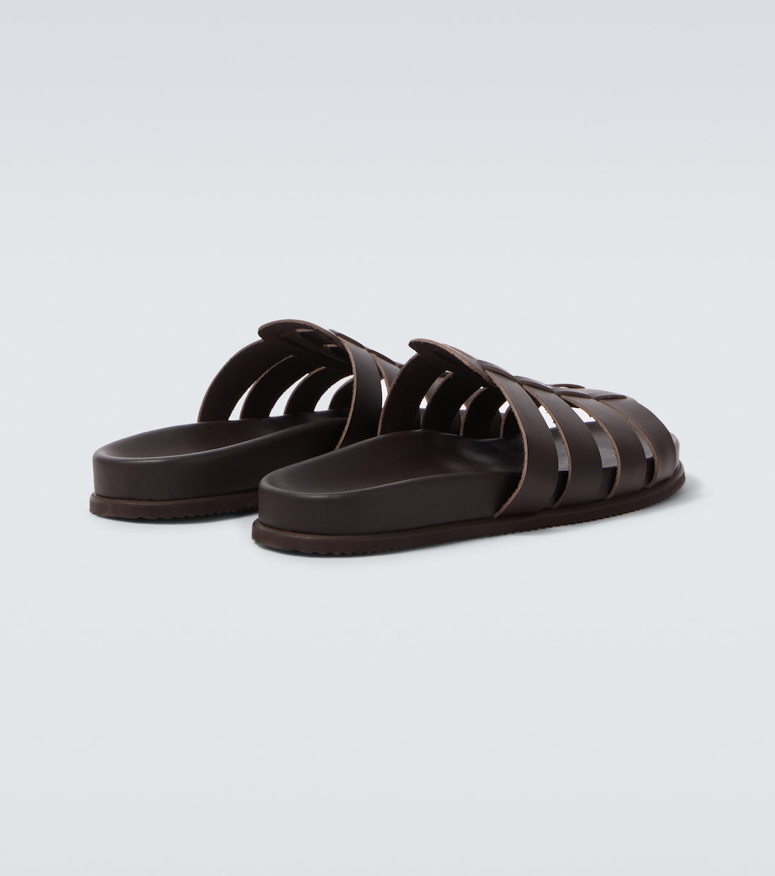Laodamas leather fisherman sandals | Ancient Greek Sandals