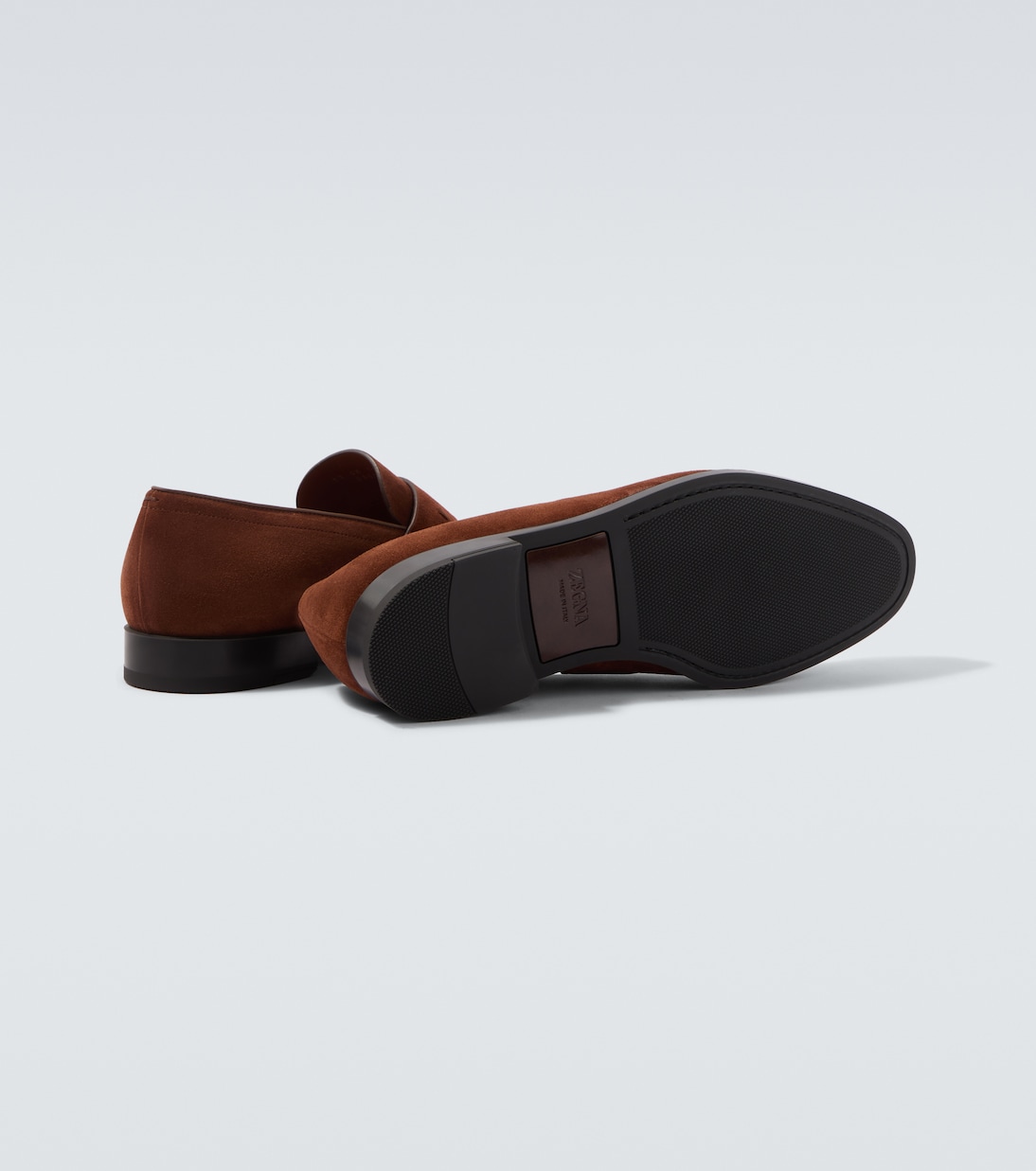 Suede penny loafers | Zegna