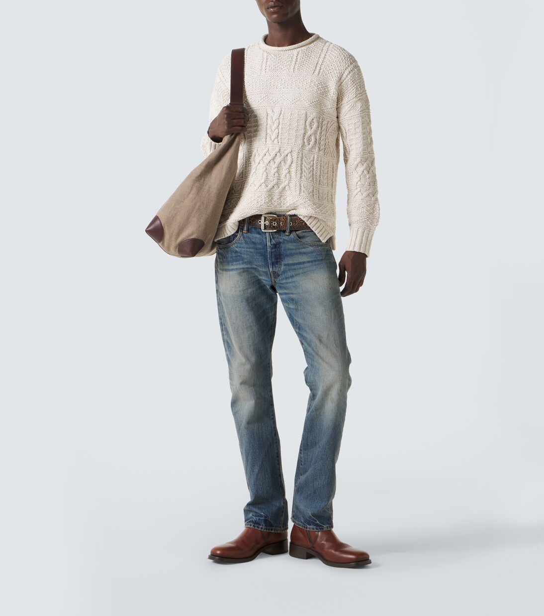 Cotton and linen sweater | RRL