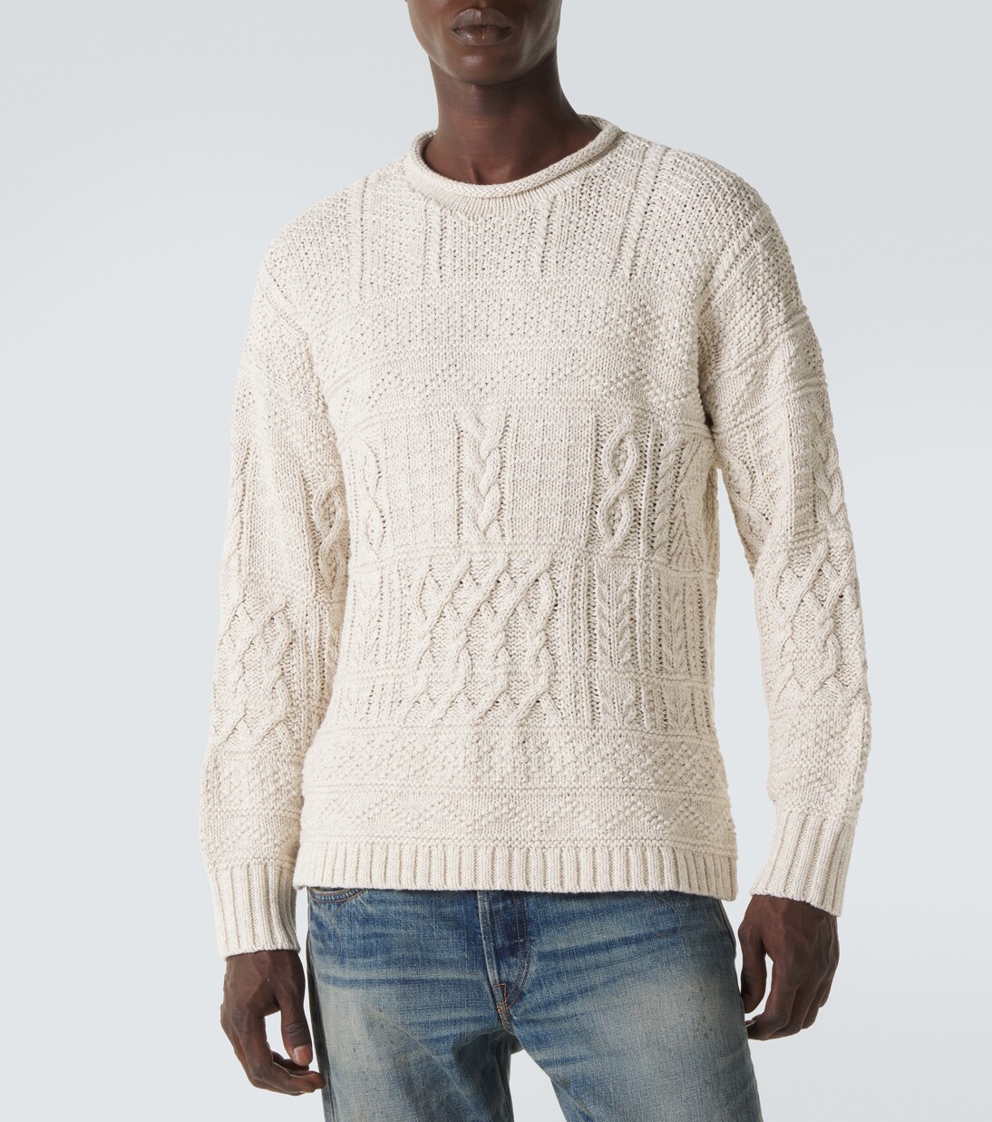 Cotton and linen sweater | RRL
