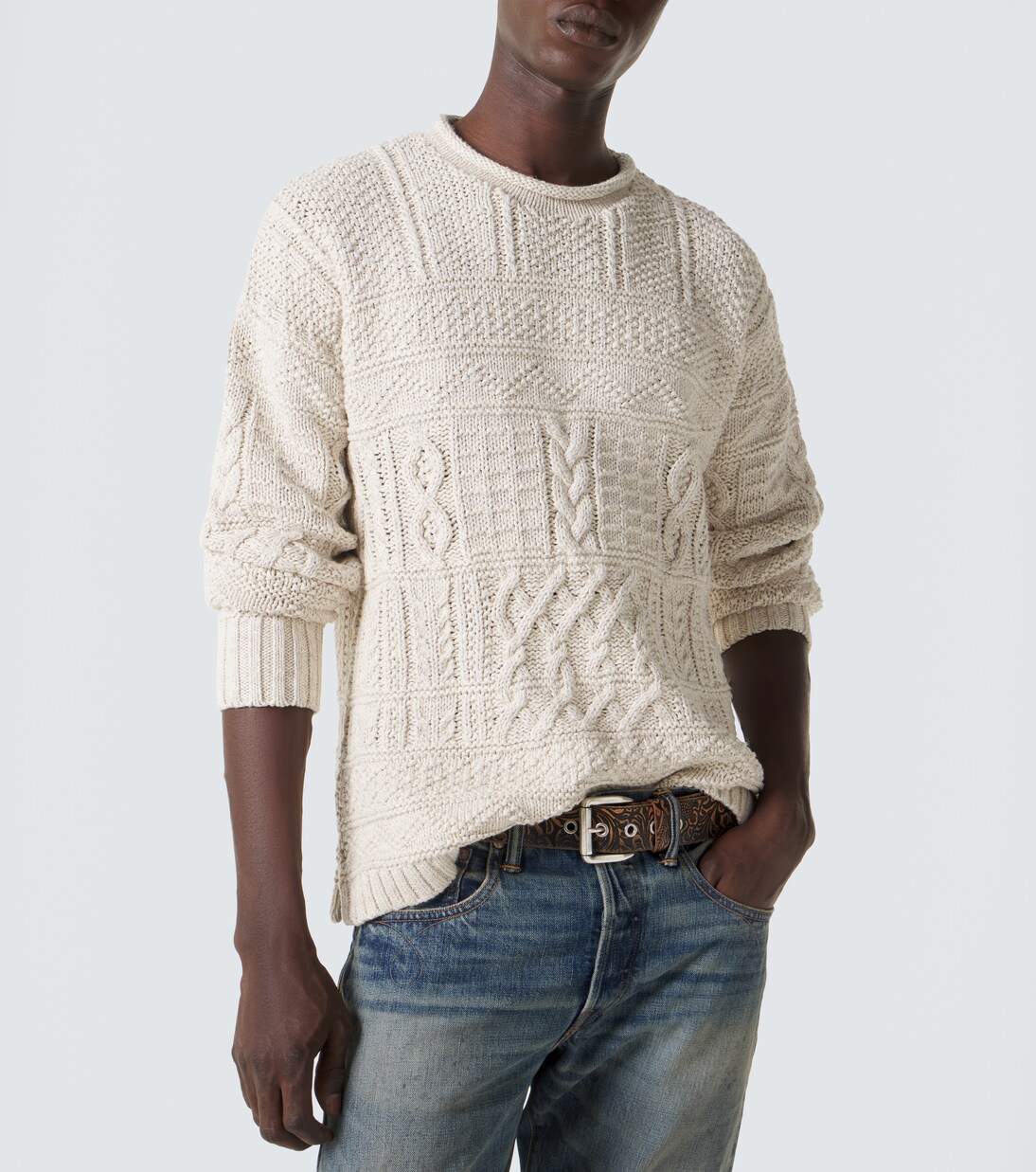 Cotton and linen sweater | RRL