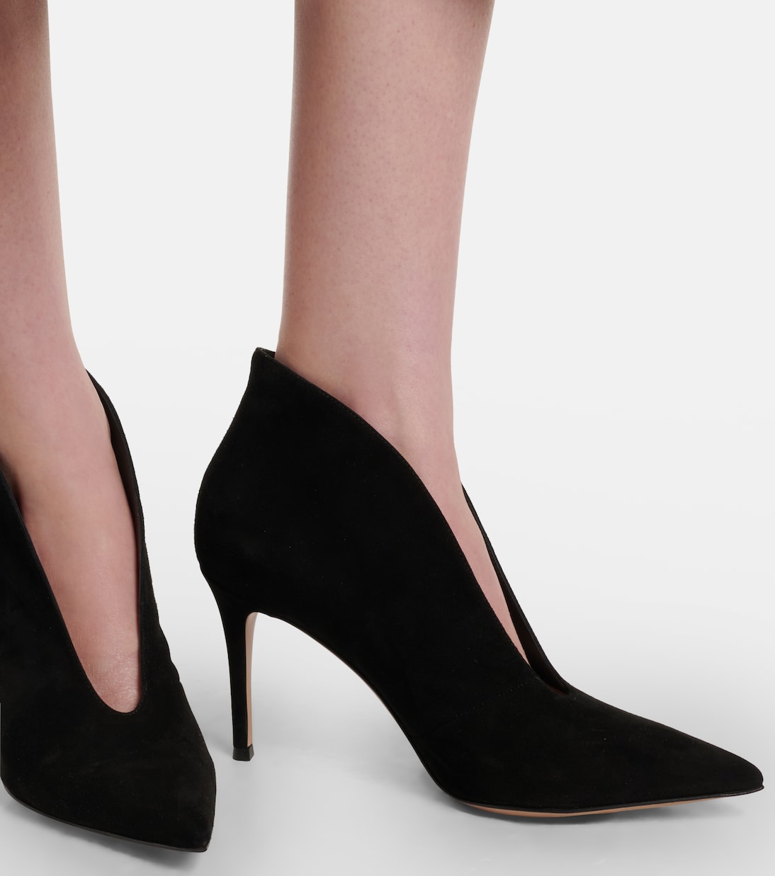 Vania绒面革高跟鞋 | Gianvito Rossi