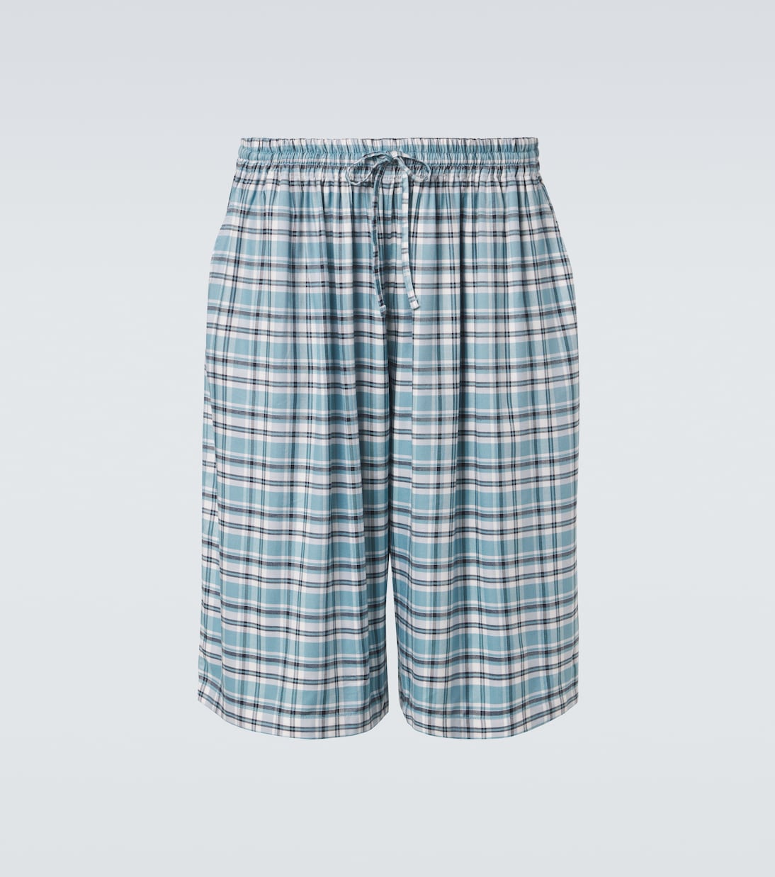 Plaid flannel shorts | Acne Studios