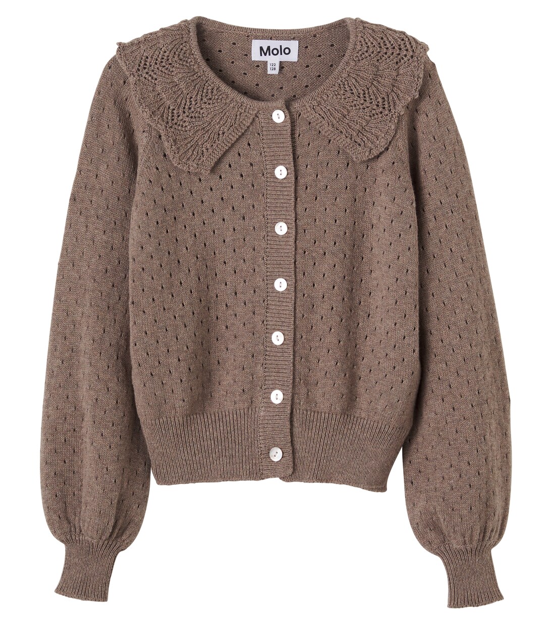 Glow cotton and wool cardigan | Molo