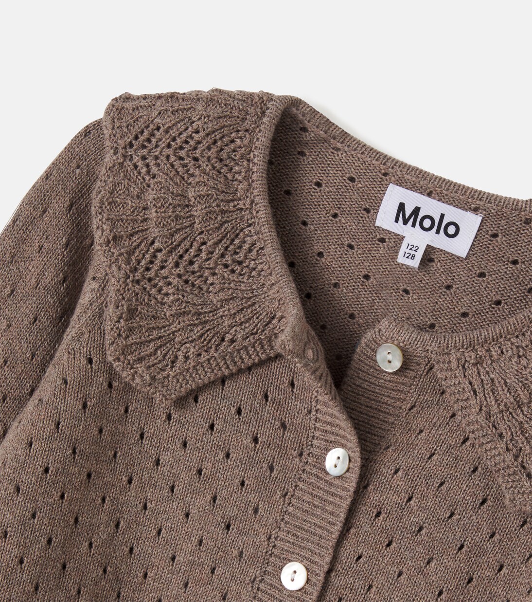 Glow cotton and wool cardigan | Molo