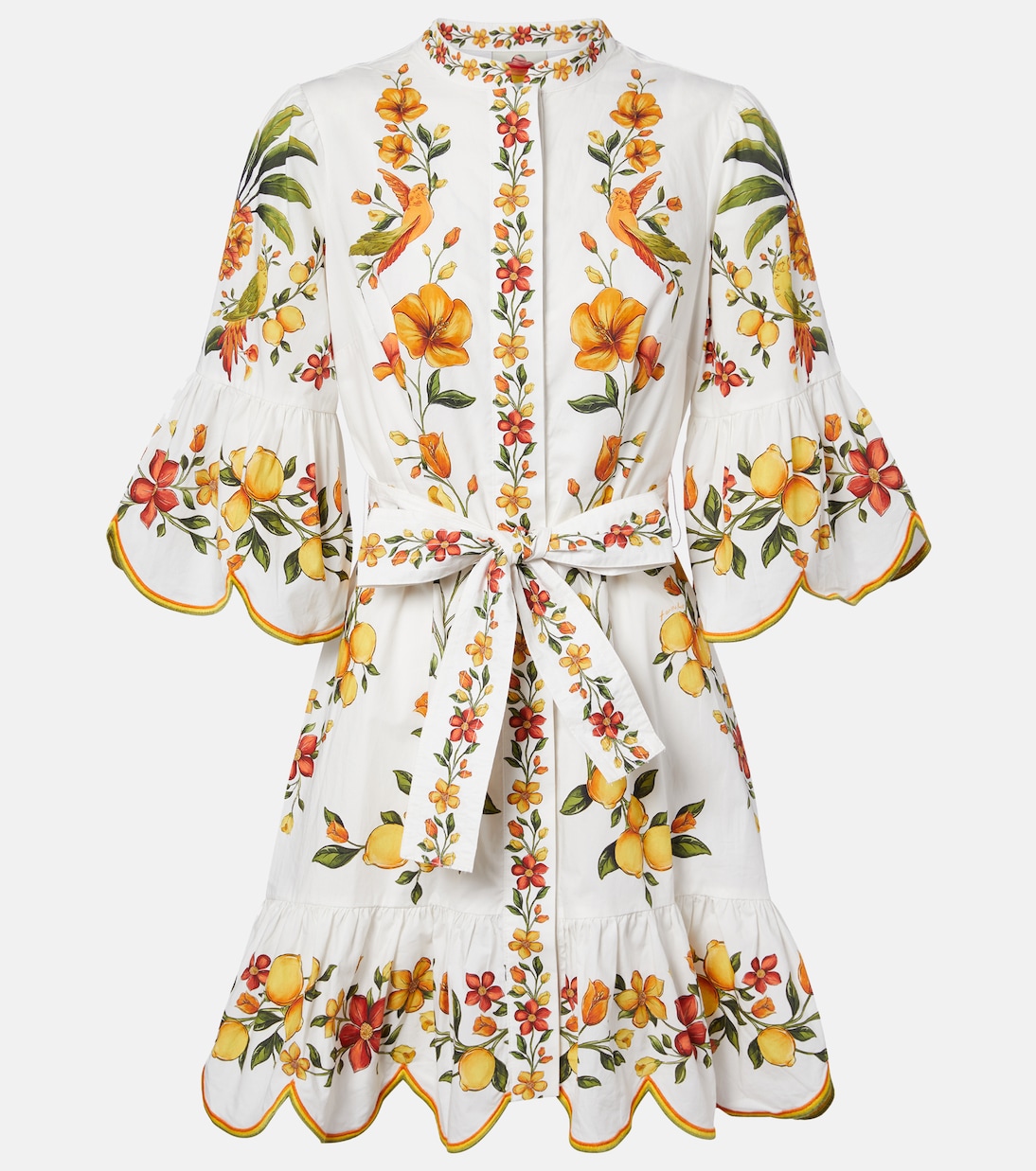 Lemon Bouquet cotton minidress | Farm Rio
