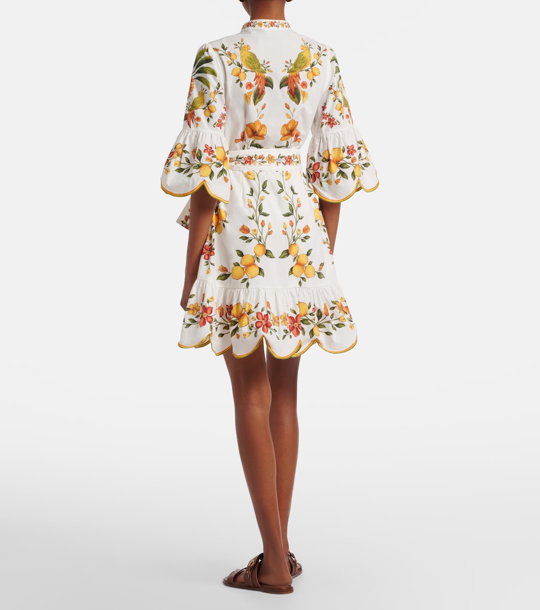 Lemon Bouquet cotton minidress | Farm Rio