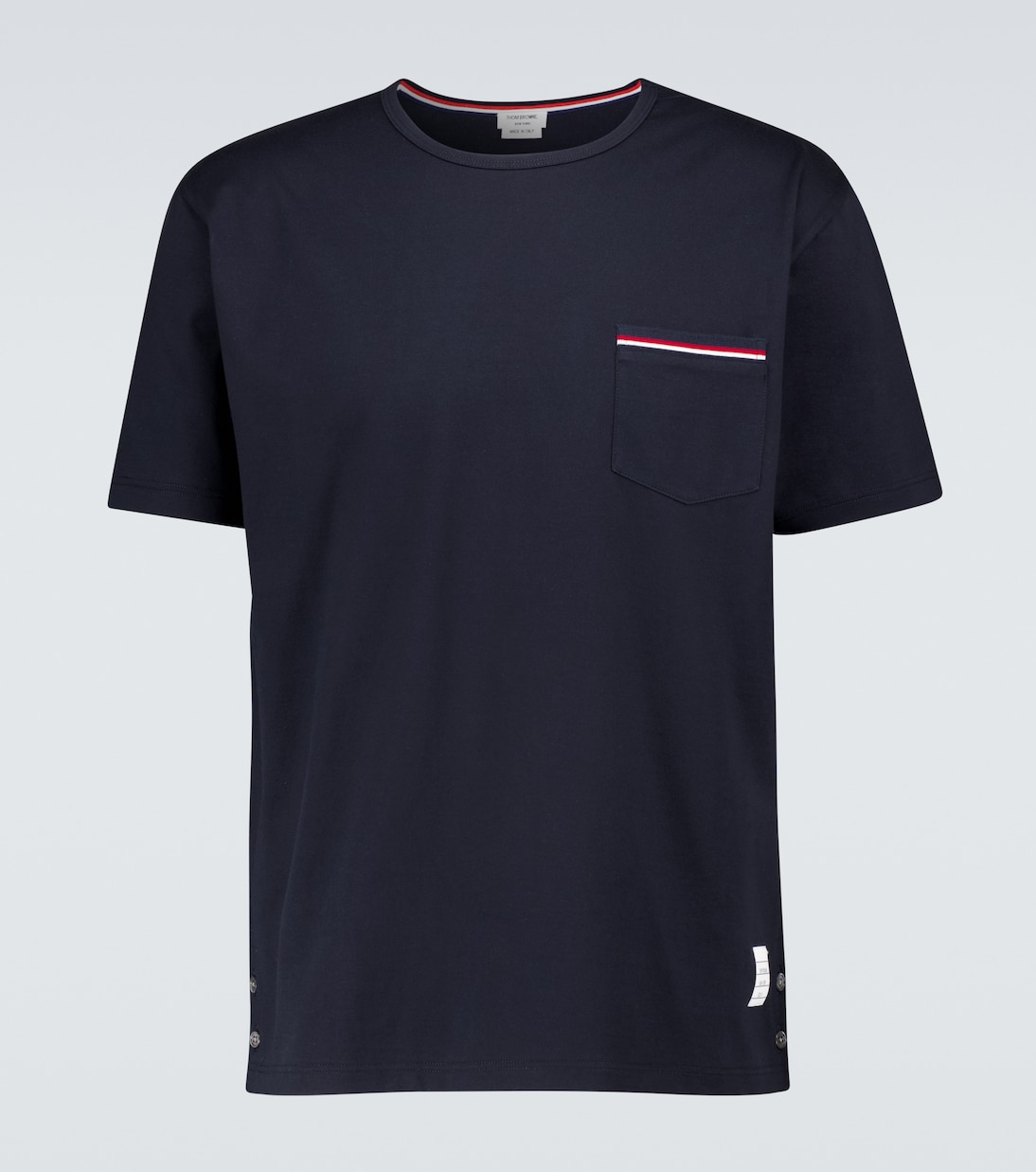 Short-sleeved cotton T-shirt | Thom Browne