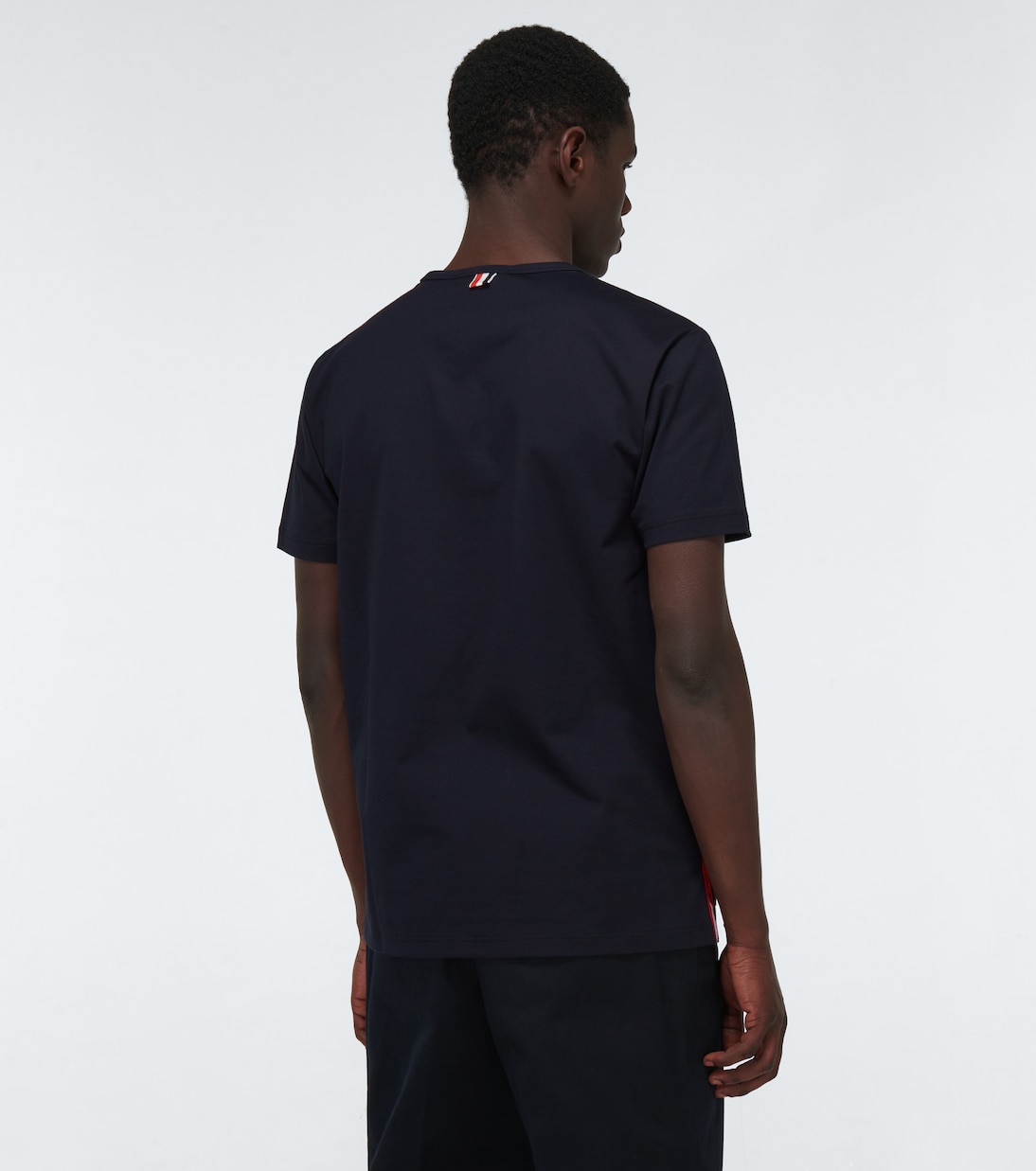 Short-sleeved cotton T-shirt | Thom Browne