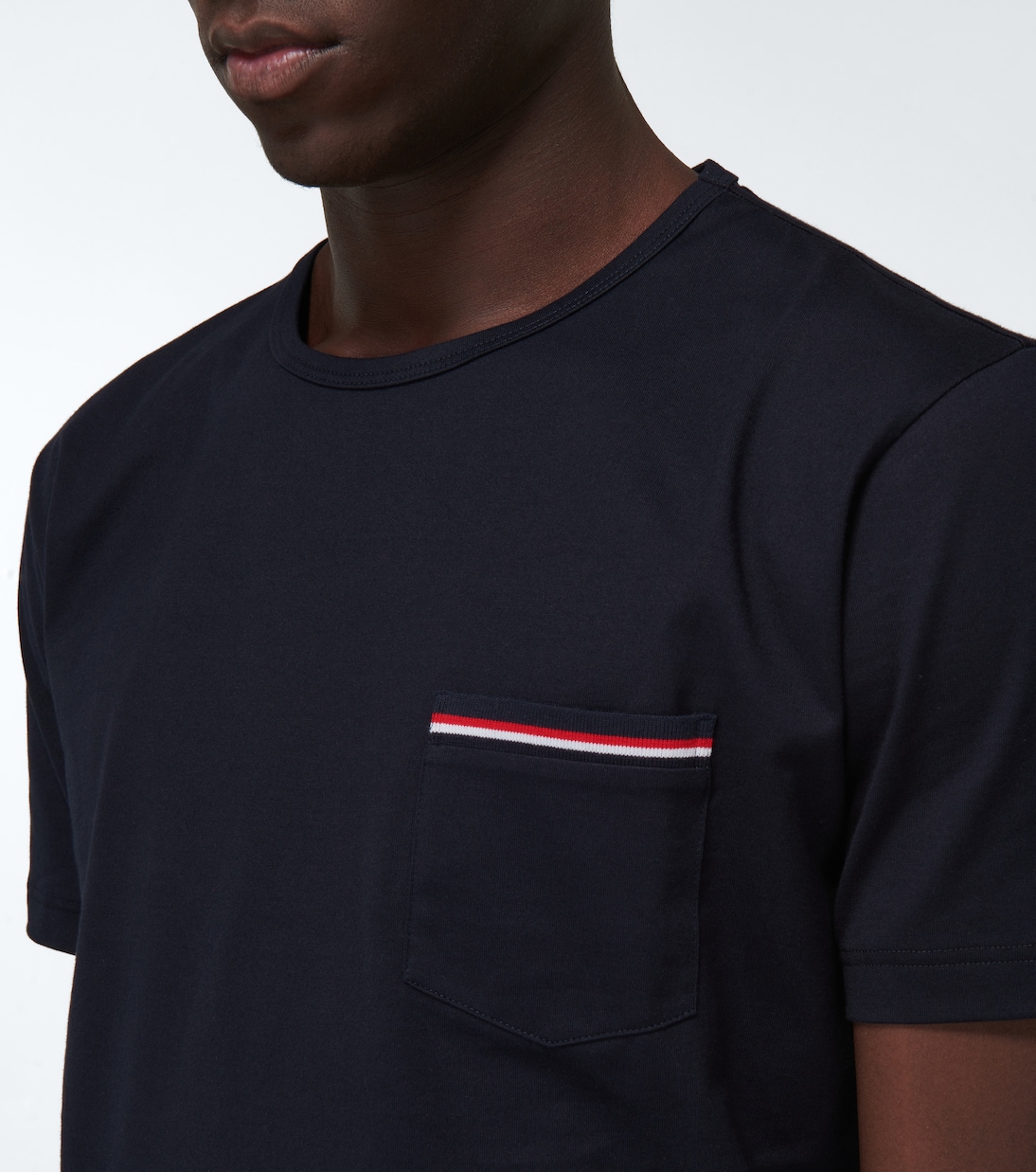 Short-sleeved cotton T-shirt | Thom Browne