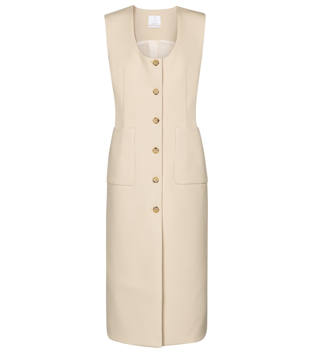 Alicia sleeveless midi dress | Deveaux New York