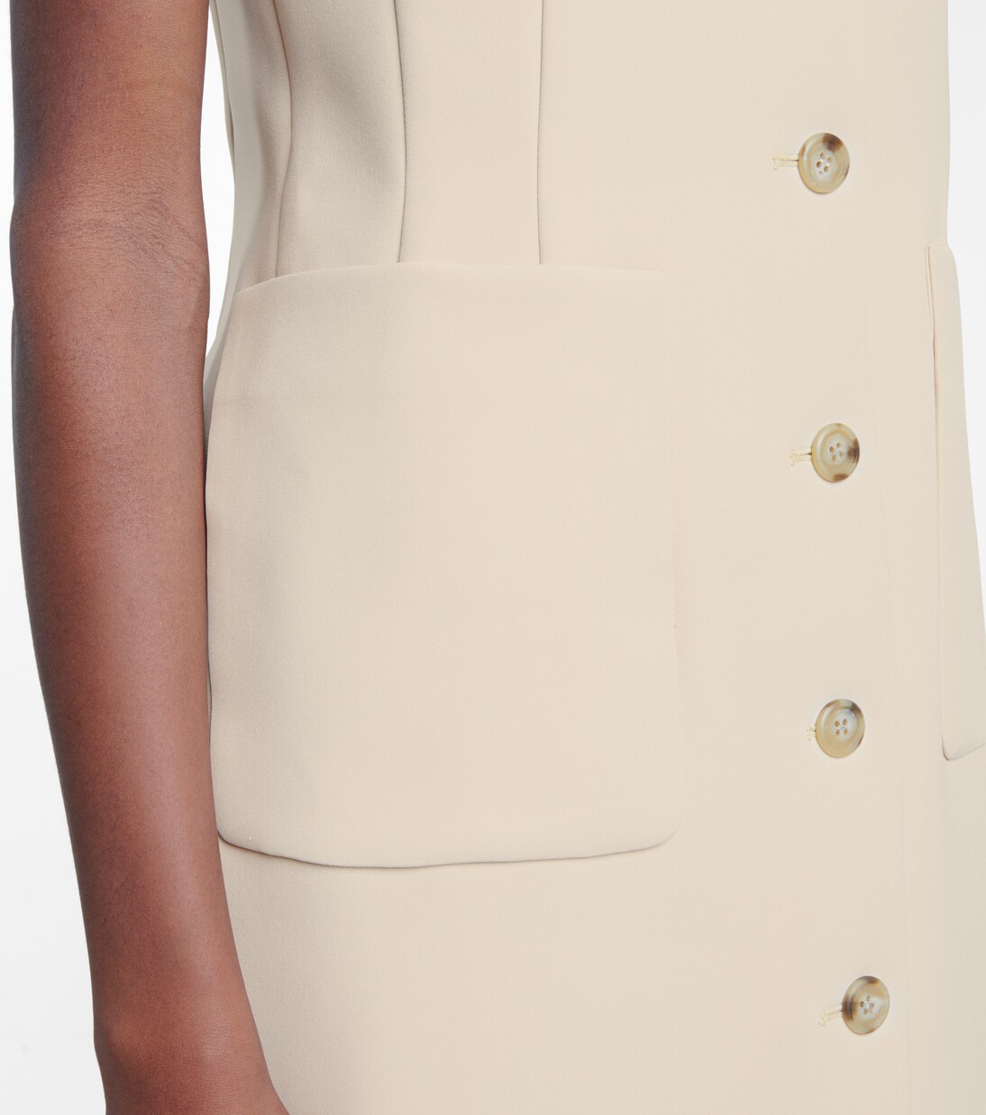 Alicia sleeveless midi dress | Deveaux New York