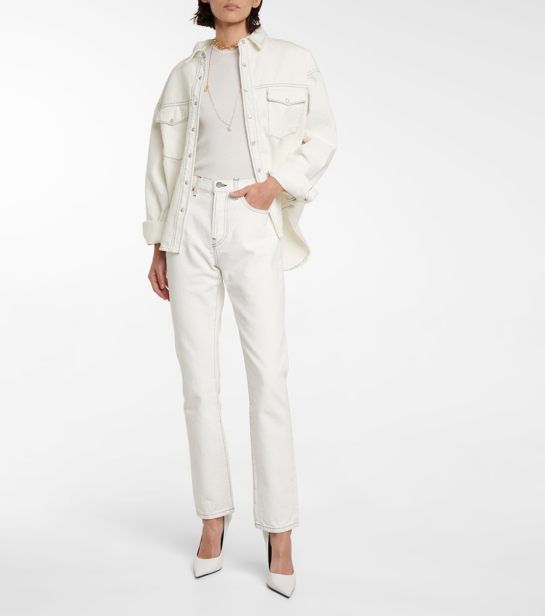 Top en coton | Wardrobe.NYC