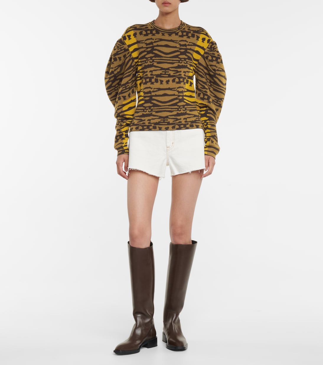 Pull Livia en jacquard de laine | Ulla Johnson