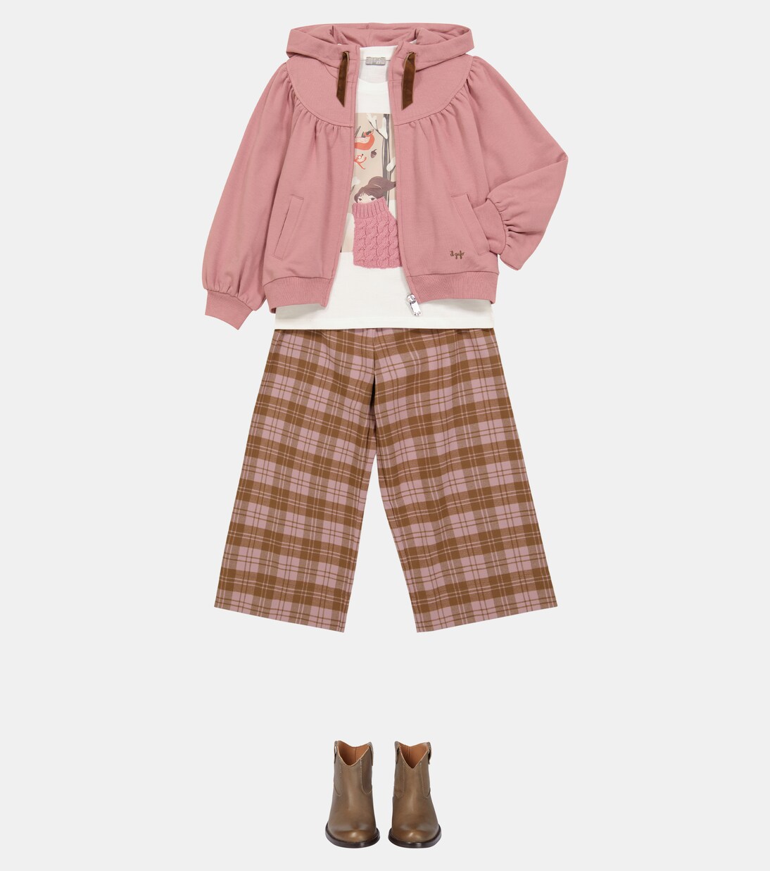 Checked stretch-jersey sweatpants | Il Gufo