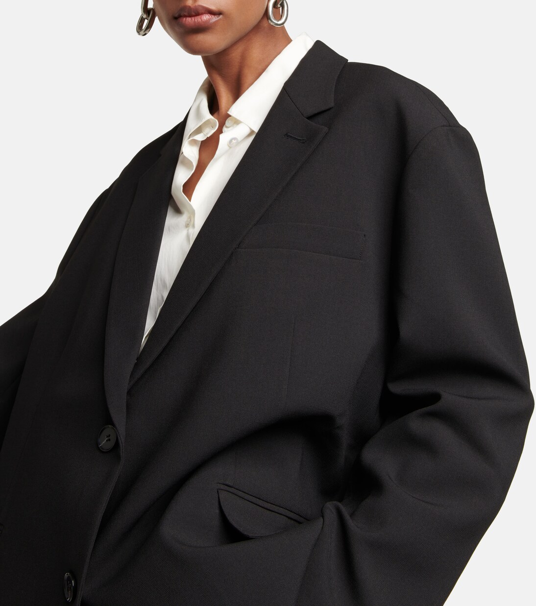 Bea twill blazer | The Frankie Shop