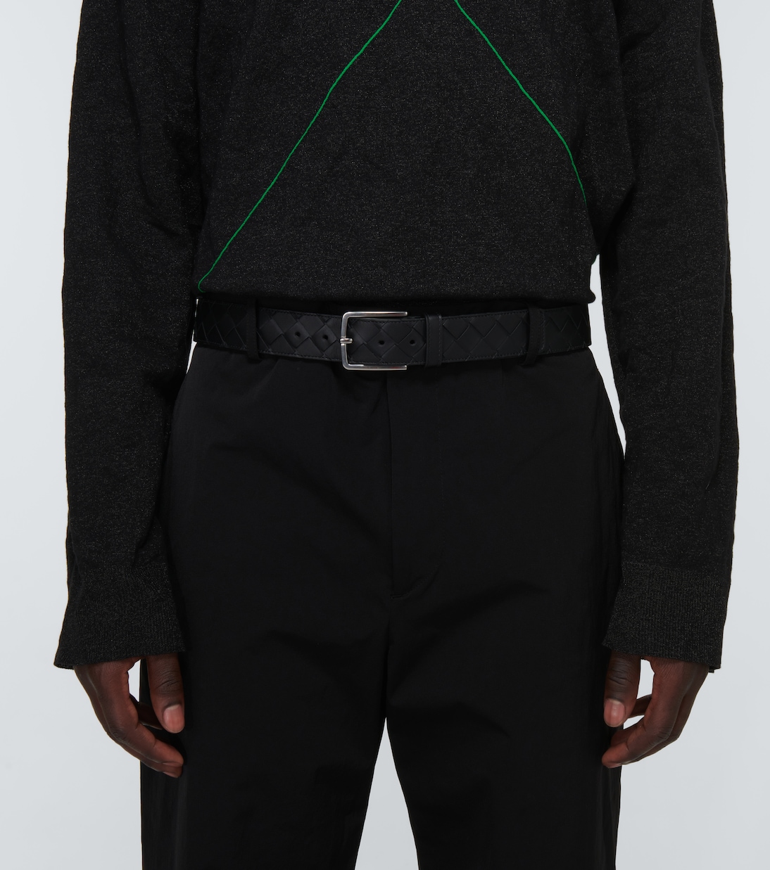 Cinturón de piel intrecciato | Bottega Veneta