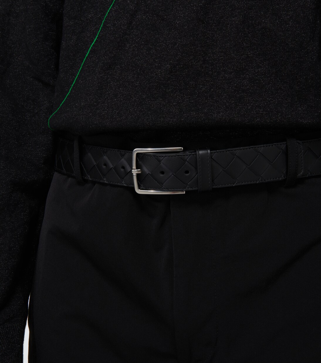 Cinturón de piel intrecciato | Bottega Veneta
