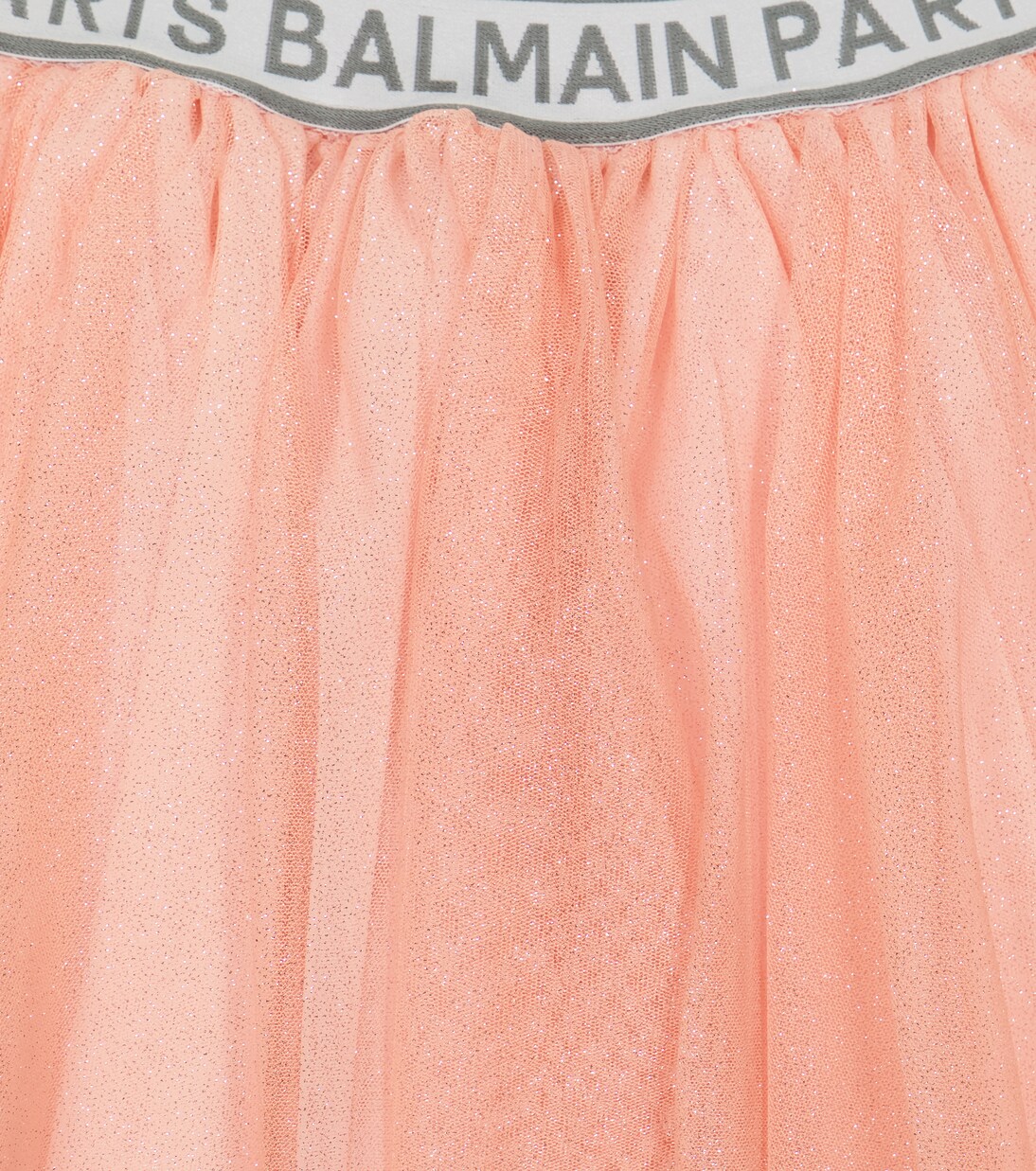Jupe en tulle à paillettes | Balmain Kids