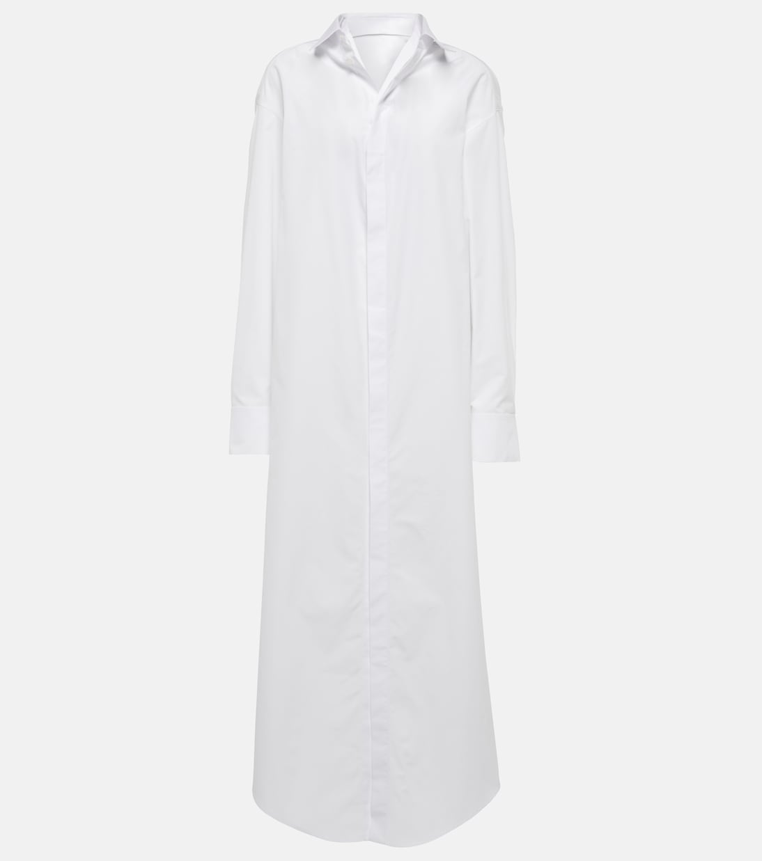 Hemdblusenkleid aus Baumwollpopeline | Alaïa