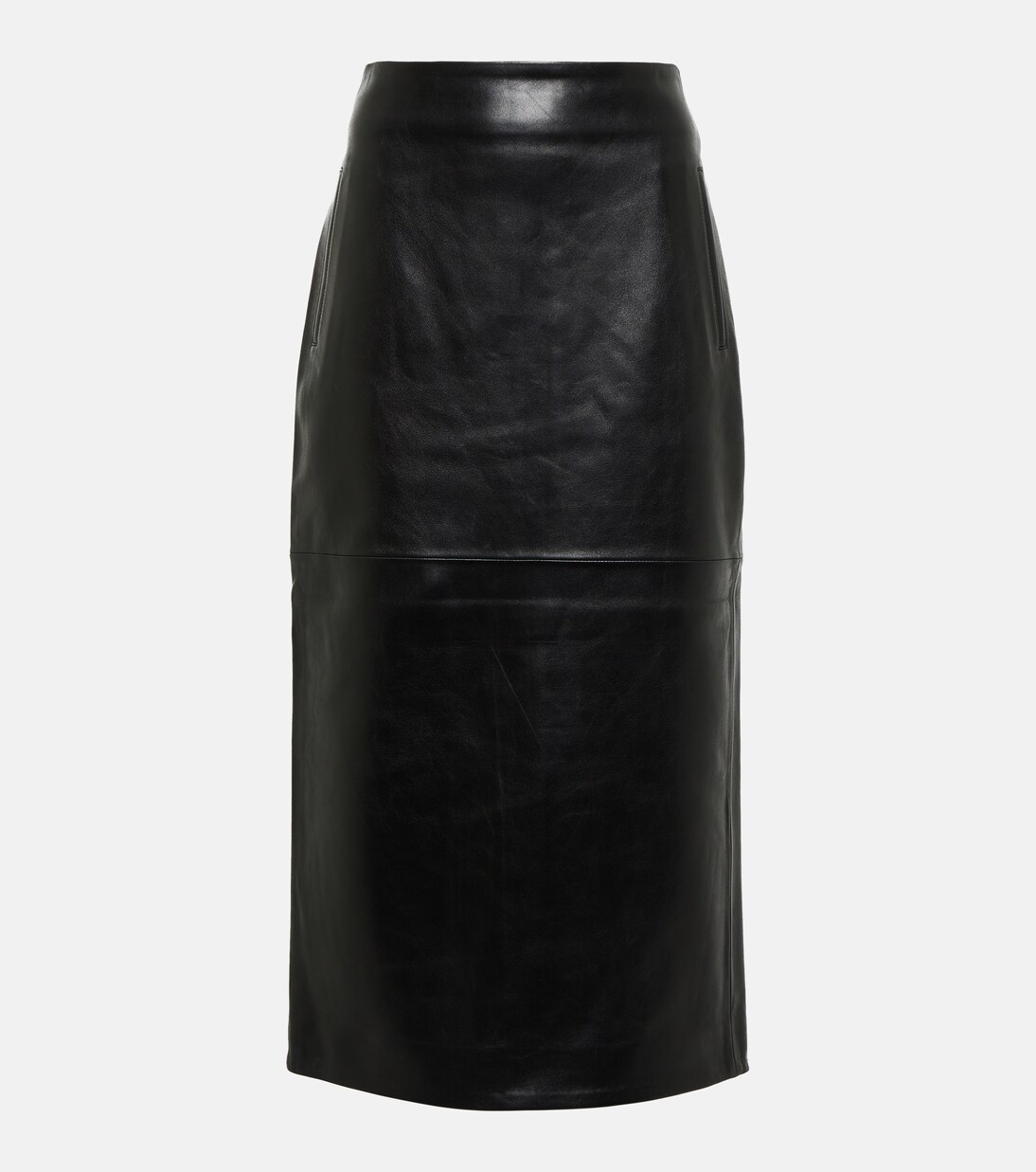 Pencil leather midi skirt | Dodo Bar Or