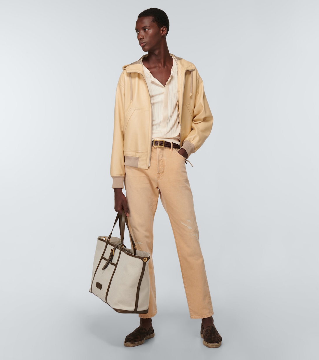 Pull Henley en soie mélangée | Tom Ford