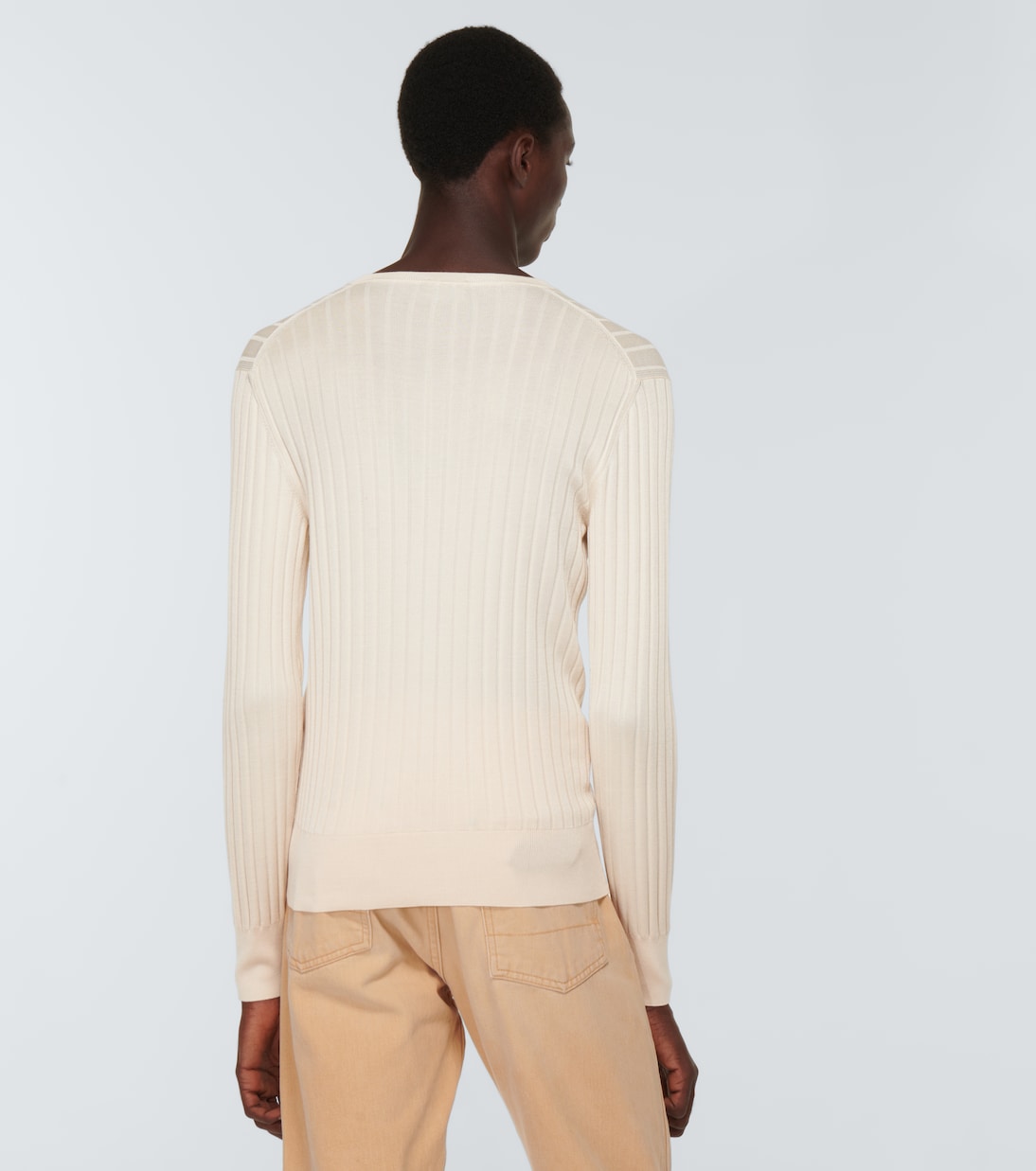 Pull Henley en soie mélangée | Tom Ford