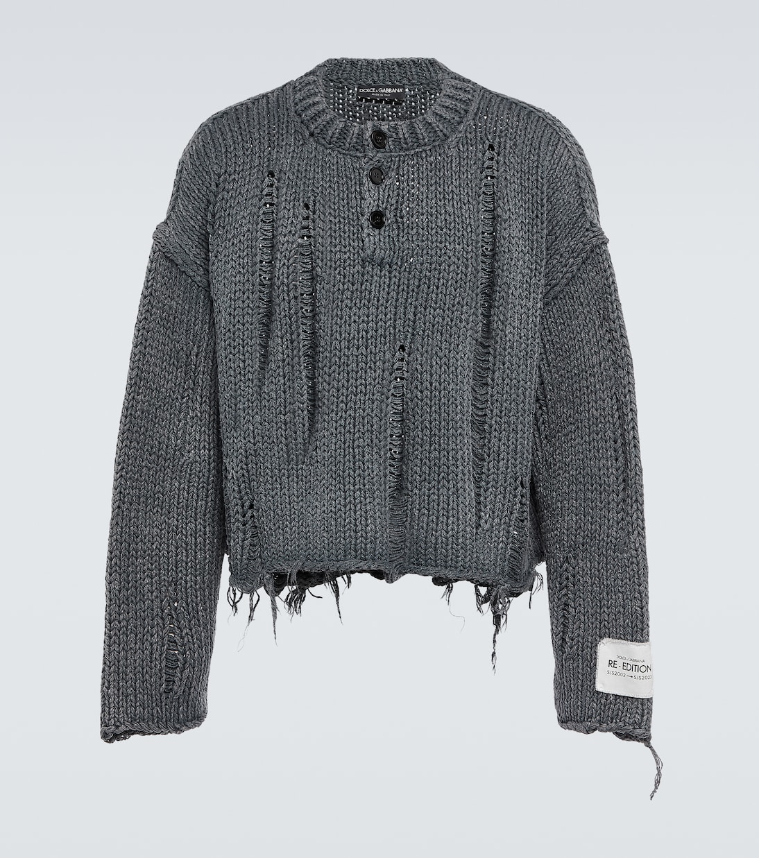 Pullover in cotone e lino | Dolce&Gabbana