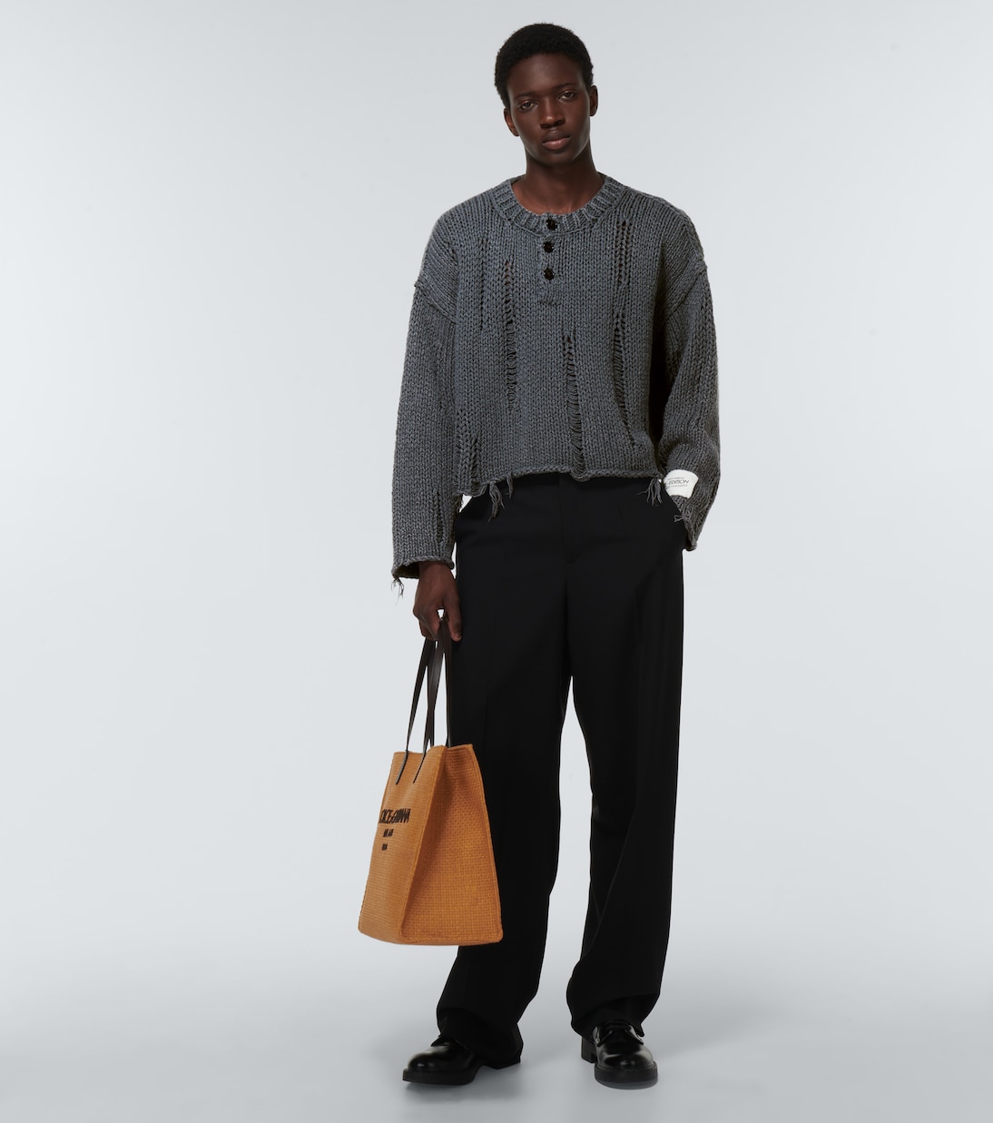 Pullover in cotone e lino | Dolce&Gabbana