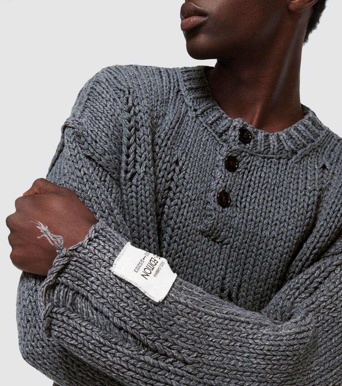 Pullover in cotone e lino | Dolce&Gabbana