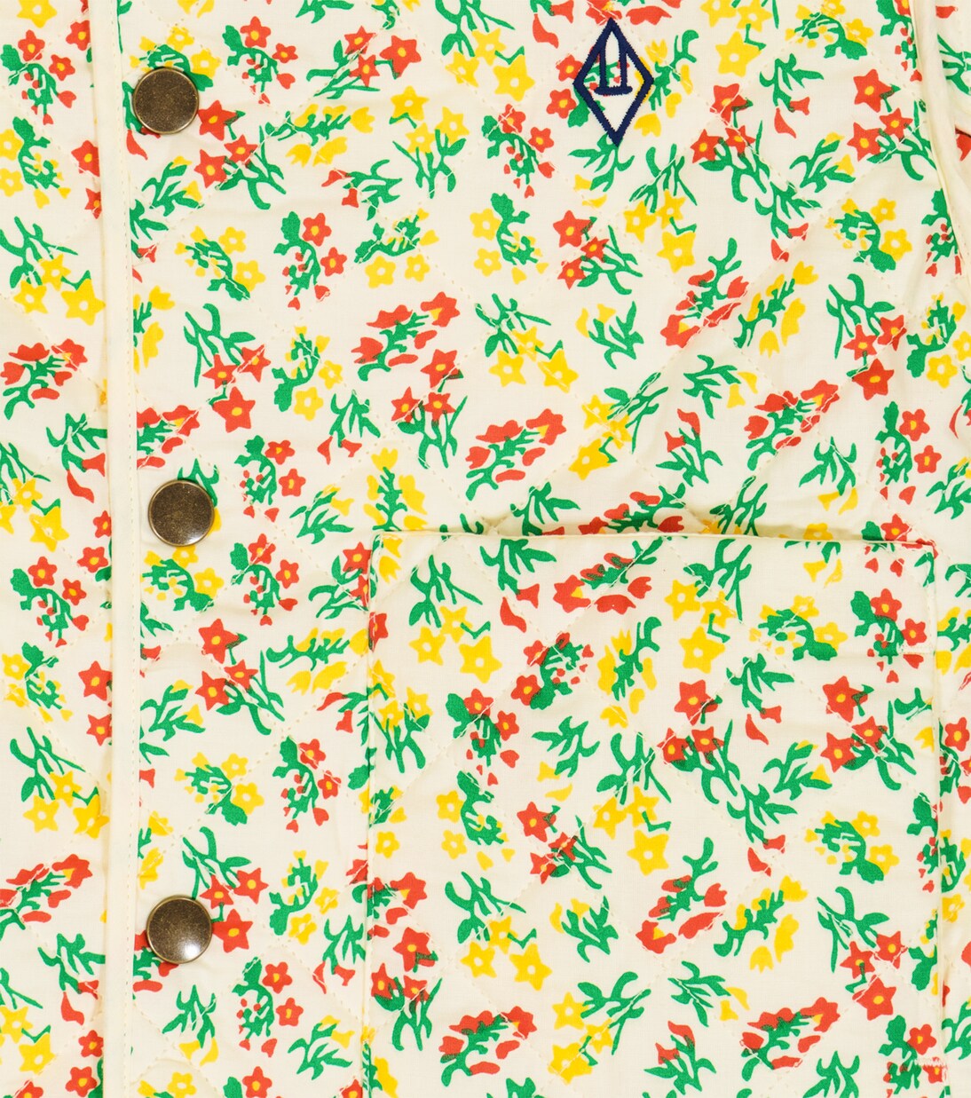Veste réversible Starling en coton à fleurs | The Animals Observatory