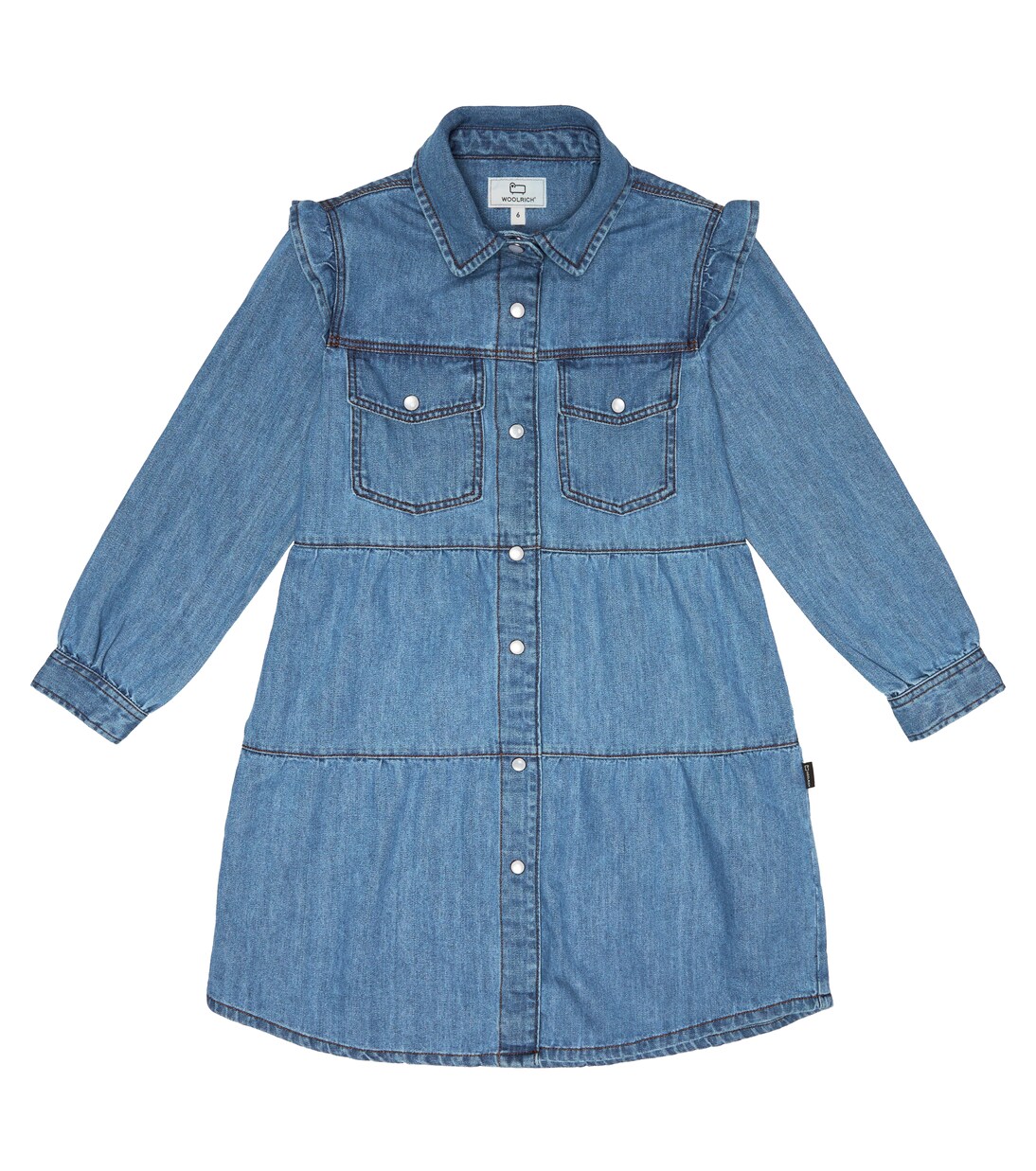 Denim dress | Woolrich Kids