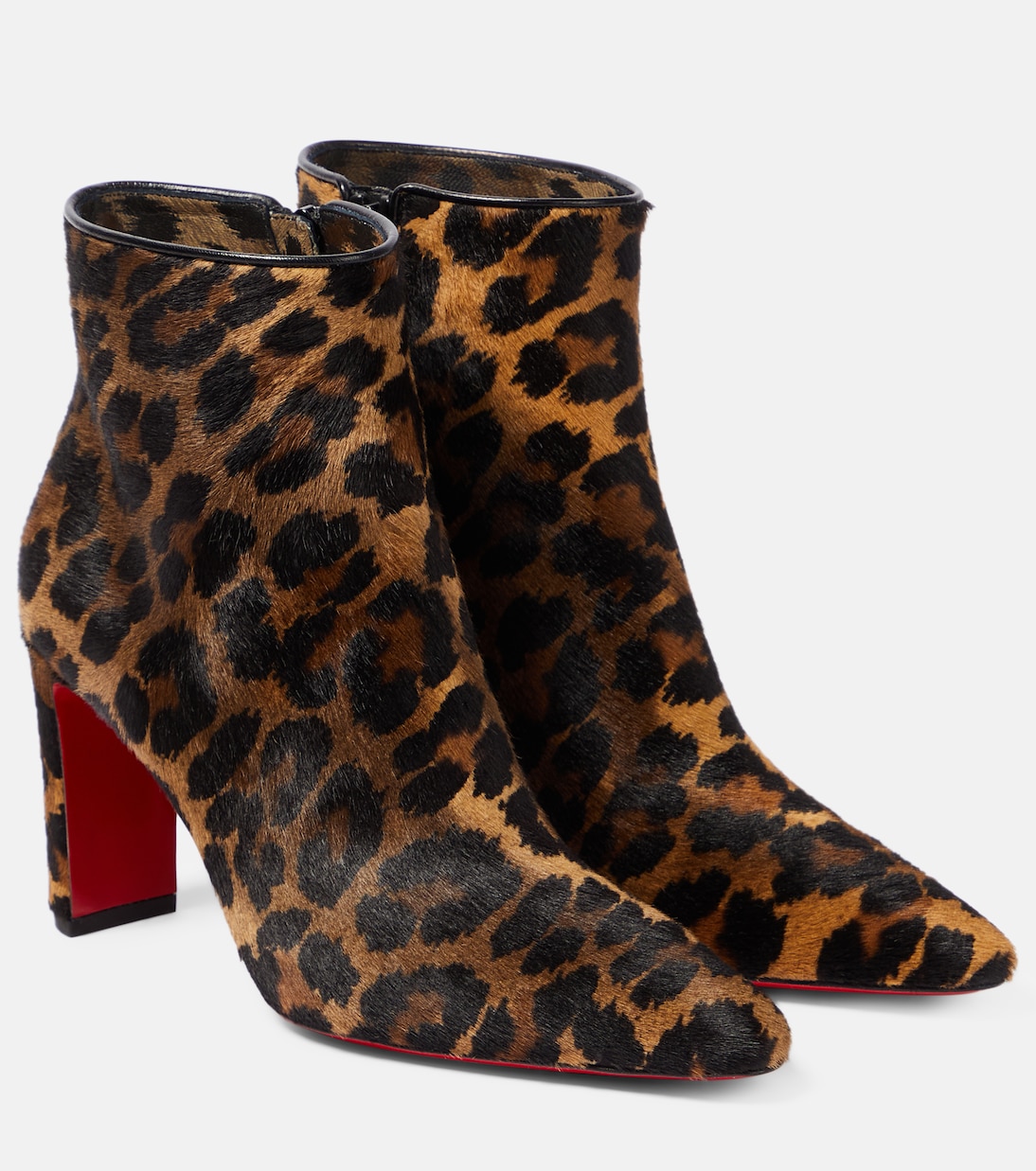 Suprabooty 85 leopard-print ankle boots | Christian Louboutin