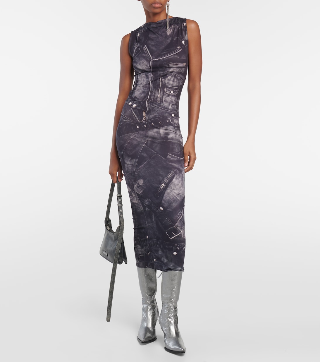 Ankle Boots aus Metallic-Leder | Acne Studios