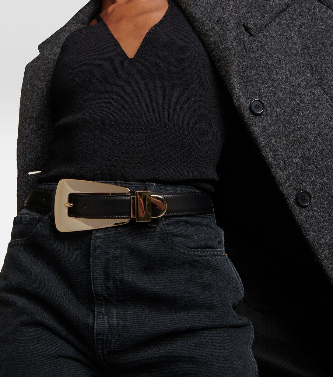 Lucca leather belt  | Khaite