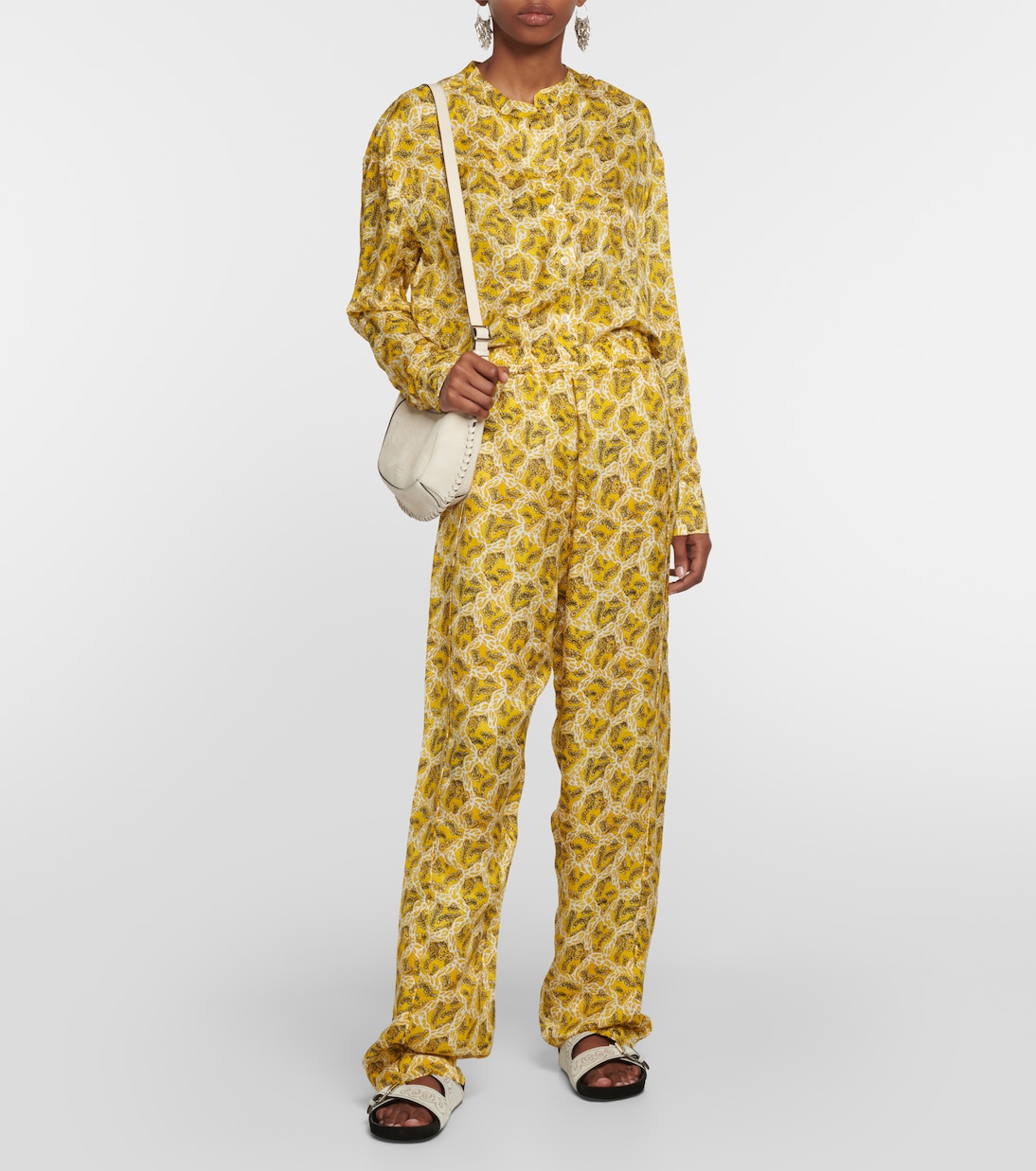 Hose Piera aus einem Seidengemisch | Isabel Marant