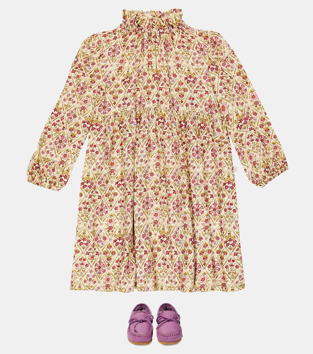 Floral ruffled dress | Il Gufo