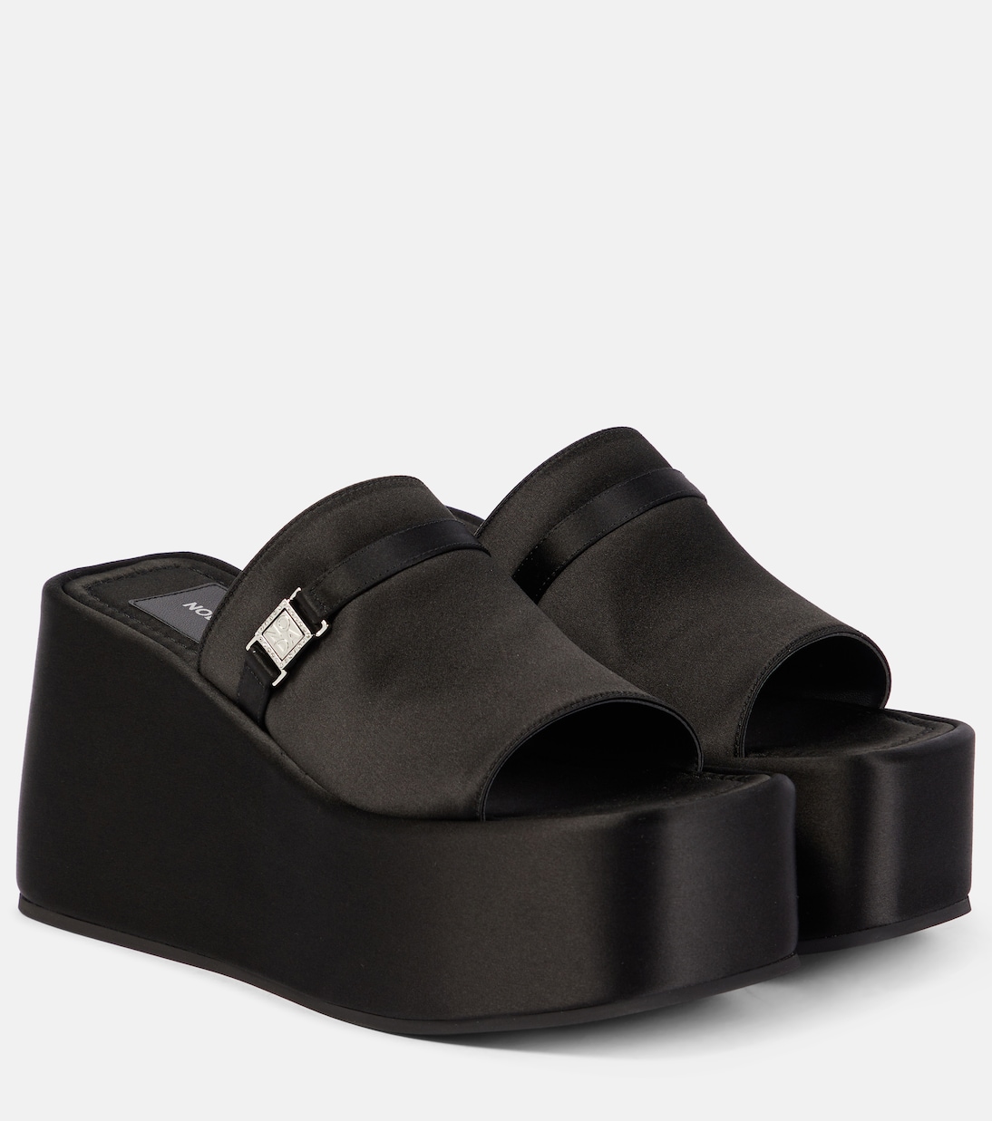 Wedge-Pantoletten Bulla Yelena aus Satin | Nodaleto