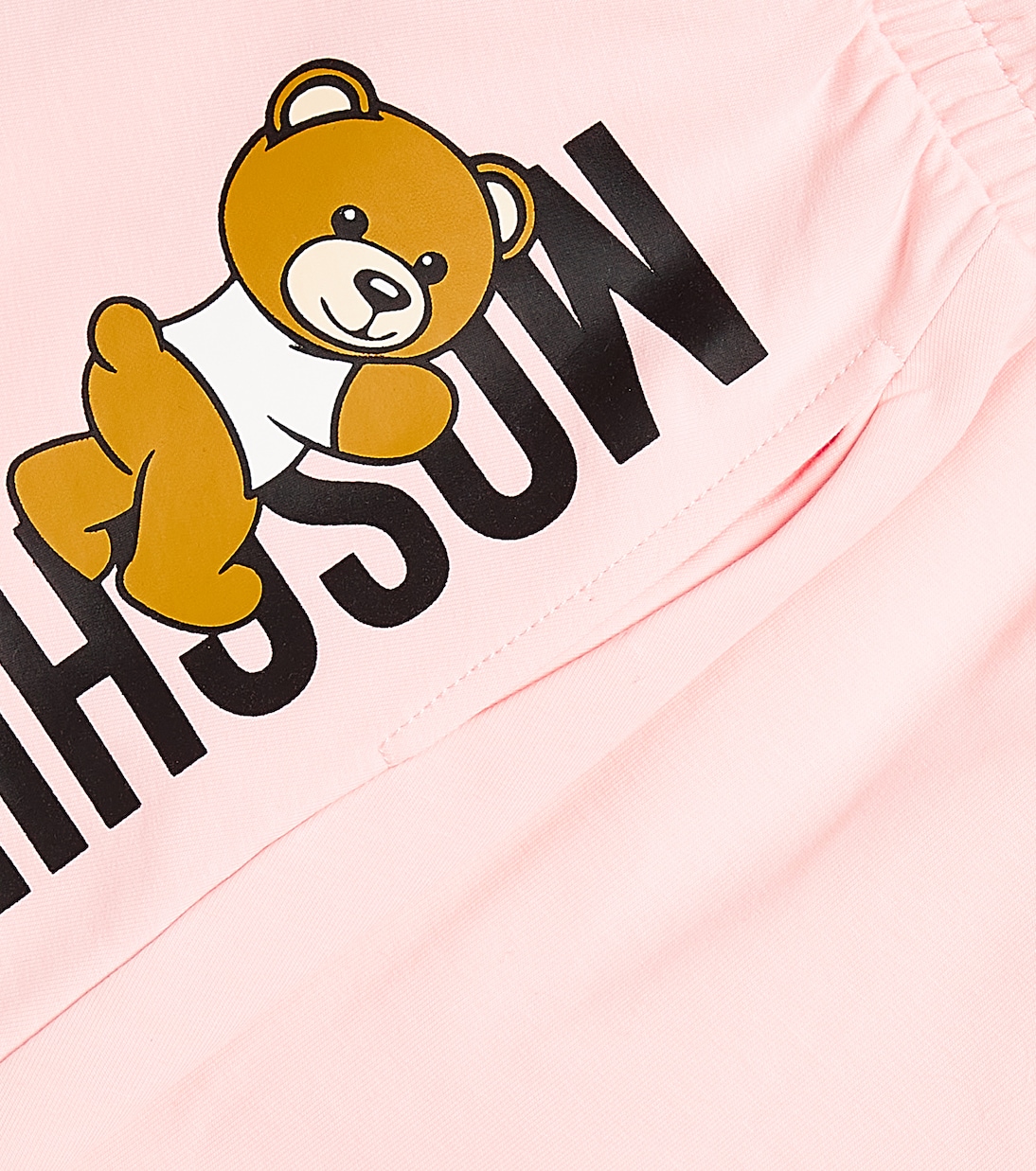 Gonna in misto cotone con logo | Moschino Kids